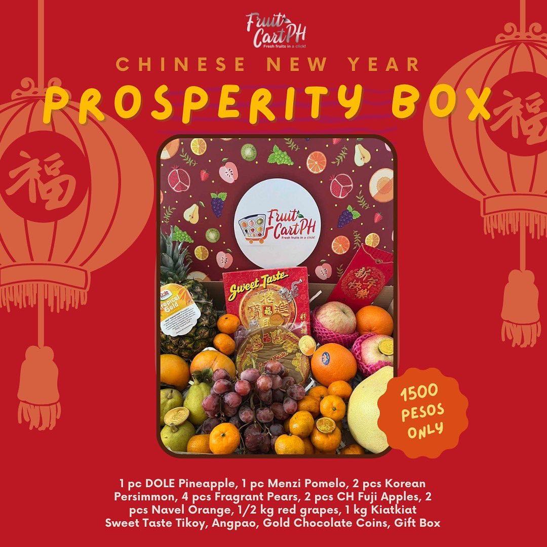 LIST Where to get prosperity fruit baskets to the Year of the
